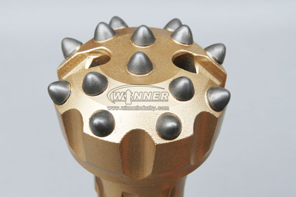 Convex Face Ballistic Button Bit